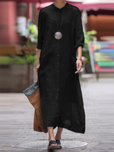 Load image into Gallery viewer, Fashion Casual Stand Collar Dress