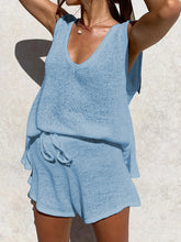 Load image into Gallery viewer, Breathable Simple Vest Shorts Maternity Sets