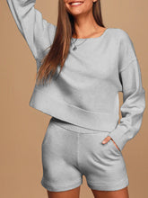 Load image into Gallery viewer, Casual Solid Color Loose Two-piece Suit