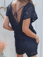 Load image into Gallery viewer, Fashion Hollow Fabric Short Sleeve Casual Suit