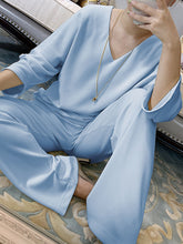 Load image into Gallery viewer, Fashionable Simple Casual Loose Comfortable Top Pants Suit