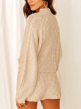 Load image into Gallery viewer, Casual Loose Loungewear Top Shorts Knitted Suit