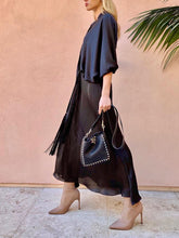 Load image into Gallery viewer, V-neck Solid Color Loose Dress