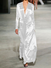 Load image into Gallery viewer, Fashion Solid Color Deep V-Neck Women's Suit