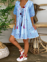 Load image into Gallery viewer, Short Sleeve Loose Casual Dress