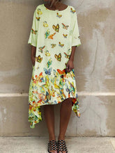 Load image into Gallery viewer, Printed Irregular Dress