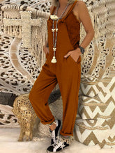 Load image into Gallery viewer, Casual Wild Solid Suspenders Jumpsuit