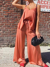 Load image into Gallery viewer, V-neck Solid Color Vest Loose Suit