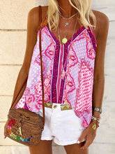 Load image into Gallery viewer, Vintage Bohemian Casual Loose Leopard Print Strap Top