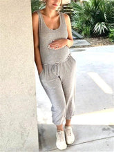 Load image into Gallery viewer, Casual Loose Comfortable Soft Stripe Pregnant Women'S Jumpsuit