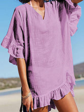 Load image into Gallery viewer, Fashion Casual Ruffled Dress