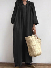 Load image into Gallery viewer, Solid Color Casual Loose Wild Dress