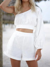 Load image into Gallery viewer, Casual Loose Solid Color Shoulder Long Sleeve Suit