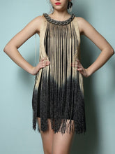 Load image into Gallery viewer, Sexy Tassel Evening Dress