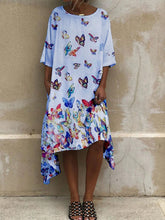 Load image into Gallery viewer, Printed Irregular Dress