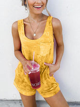 Load image into Gallery viewer, Casual Tie Dye Sleeveless Romper Jumpsuit