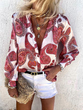 Load image into Gallery viewer, Bohemian Loose Retro Long Sleeve Casual Shirt