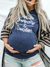 Load image into Gallery viewer, Fashionable Wild Letter Printed Maternity Top