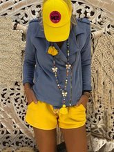 Load image into Gallery viewer, Elastic Waist Pocket Casual Shorts