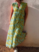 Load image into Gallery viewer, Casual Loose Floral Print Dress