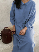 Load image into Gallery viewer, Simple Casual Loose Long Sleeve Dress