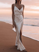 Load image into Gallery viewer, Deep V Sling Waist Evening Dress