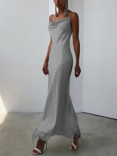 Load image into Gallery viewer, Elegant Fringed Suspender Dress