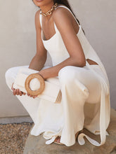 Load image into Gallery viewer, Casual Sling Sleeveless Solid Color Strap Two-Piece Suit