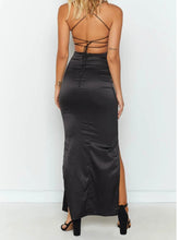 Load image into Gallery viewer, Fashion Suspenders Evening Dress