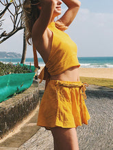 Load image into Gallery viewer, Sleeveless Casual Shorts Suit
