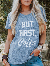 Load image into Gallery viewer, Loose Short Sleeve Round Neck Print Tops