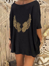 Load image into Gallery viewer, Two Piece Set with Stylish Back Wings Printing