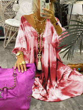 Load image into Gallery viewer, Bohemian Loose Casual Tie Dye Dress