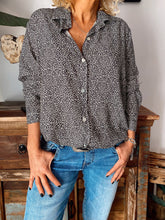 Load image into Gallery viewer, Printed Trendy Long-sleeved Blouses