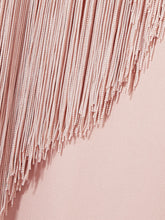 Load image into Gallery viewer, Tulle-paneled Fringed Mini Dress