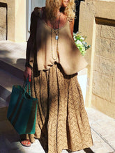 Load image into Gallery viewer, Casual Loose Sleeveless Top Lace Two-piece Suit