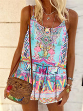 Load image into Gallery viewer, Bohemian Casual Loose Strap Floral Dress