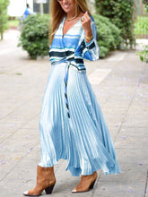 Load image into Gallery viewer, Elegant Vintage V-Neck Top Skirt Suit