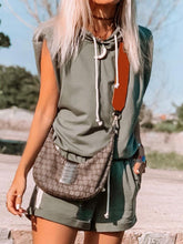 Load image into Gallery viewer, Round Neck Sleeveless Solid Color Women's Suit