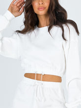 Load image into Gallery viewer, Round Neck Solid Color Loose Suit