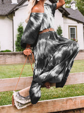 Load image into Gallery viewer, V-neck Tie-dye Loose Dress