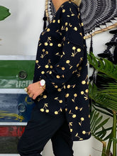 Load image into Gallery viewer, Retro Casual Loose Cherry Top Pants Set