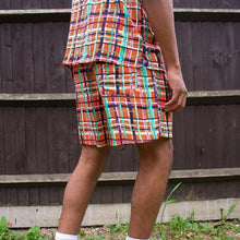 Load image into Gallery viewer, Men'S Summer Color Matching Plaid Loose Suit