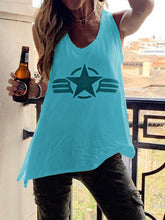 Load image into Gallery viewer, Vest Star Print Fashion Top