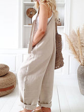 Load image into Gallery viewer, Fashionable Solid Color Casual Sling Jumpsuit
