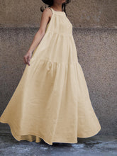 Load image into Gallery viewer, Fashionable Solid Color Hem Loose Dress