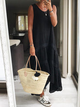 Load image into Gallery viewer, Solid Color Sleeveless Dress