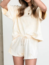 Load image into Gallery viewer, Casual Tie-dye Round Neck Short Sleeve Two-piece Suit