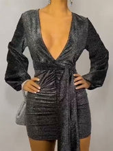 Load image into Gallery viewer, Fashion Sexy Solid Color Slim Midi Dress