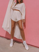 Load image into Gallery viewer, Fashionable Casual Loose Irregular Flowing Shirt Shorts Suit